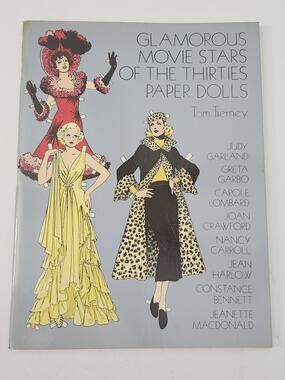 Vintage 1978 Tom Tierney Glamorous Movie Stars of the Thirties Paper Dolls
